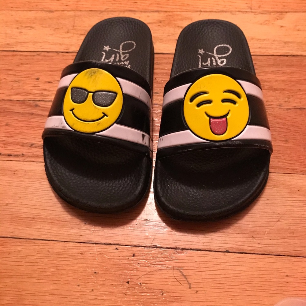 Toddler Girl Emoji sandals size 10